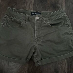 Aeropostale Women's Green Jean Shorts